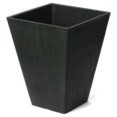 Valencia Planter Black - Artificial Trees/Floor Plants - Event Rental MN Black Planter